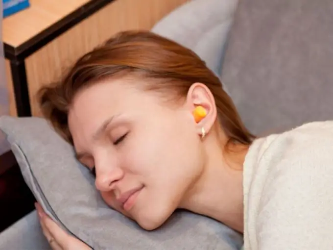 Ear plugs can help solve the problem of light sleep